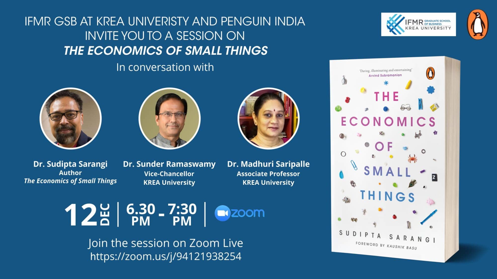 e-launch of ‘The Economics of Small Things’