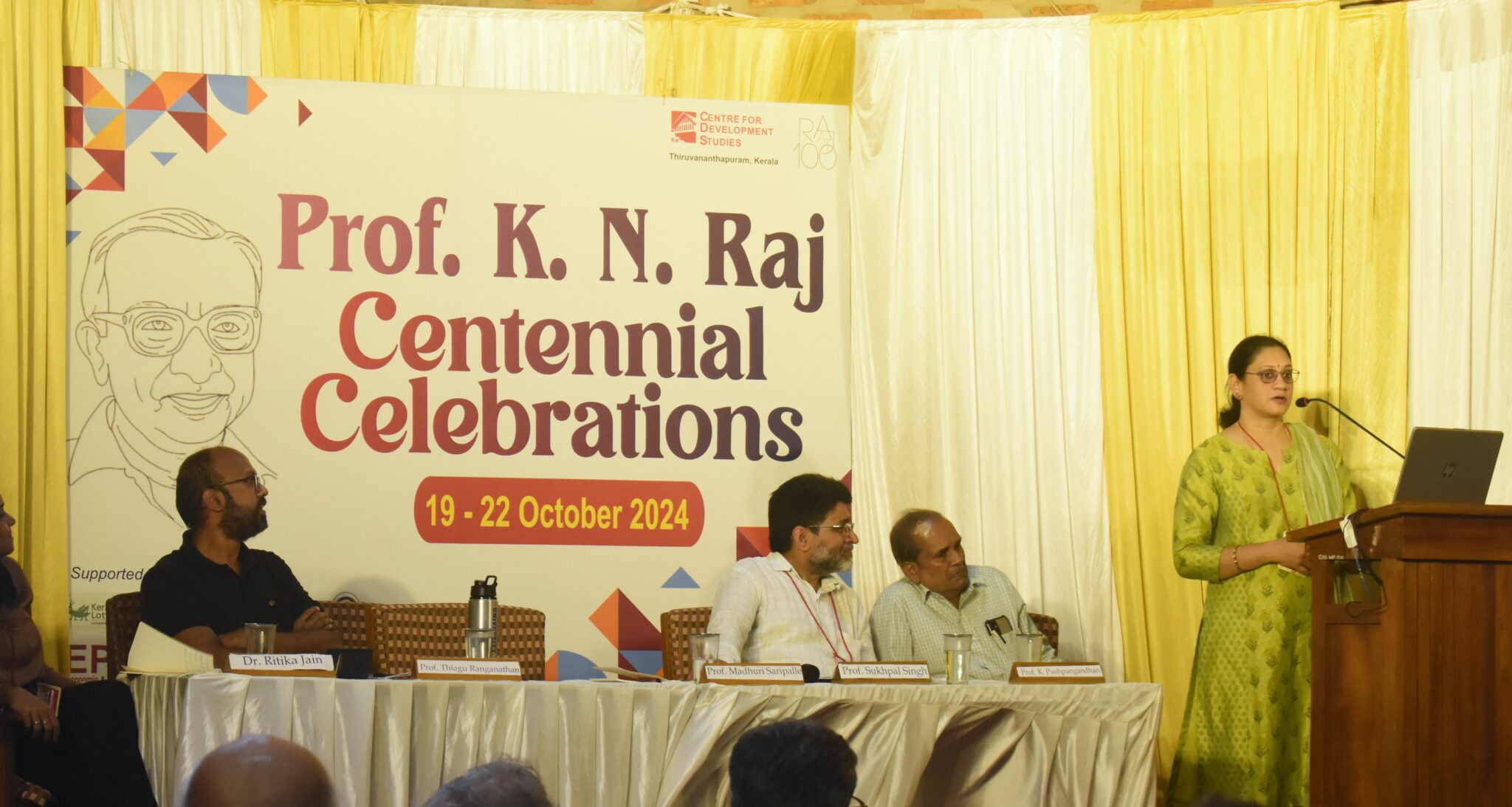 Professor Madhuri Saripalle Presents At Prof K N Raj Centenary ...