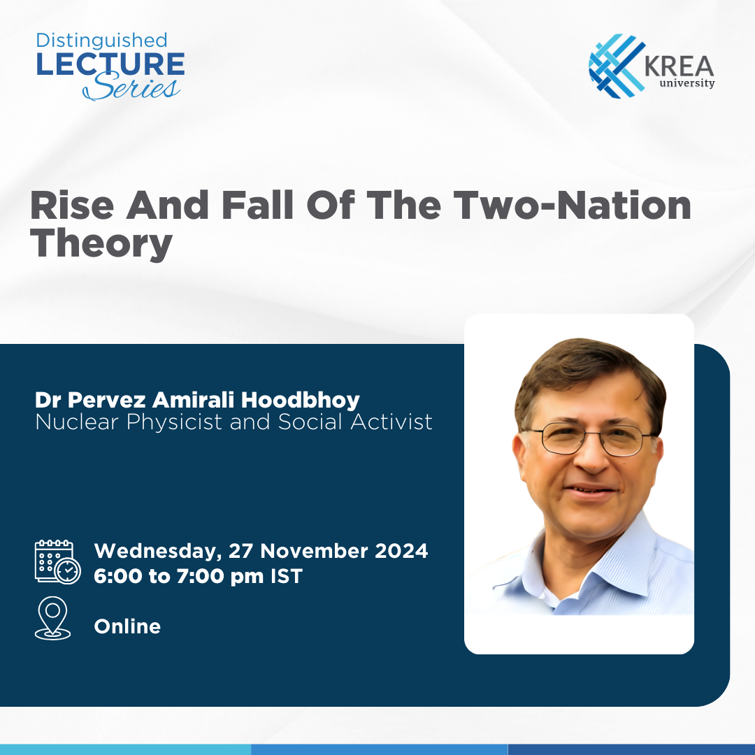 A Talk on “Rise And Fall Of The Two-Nation Theory” by Dr Pervez Amirali Hoodbhoy