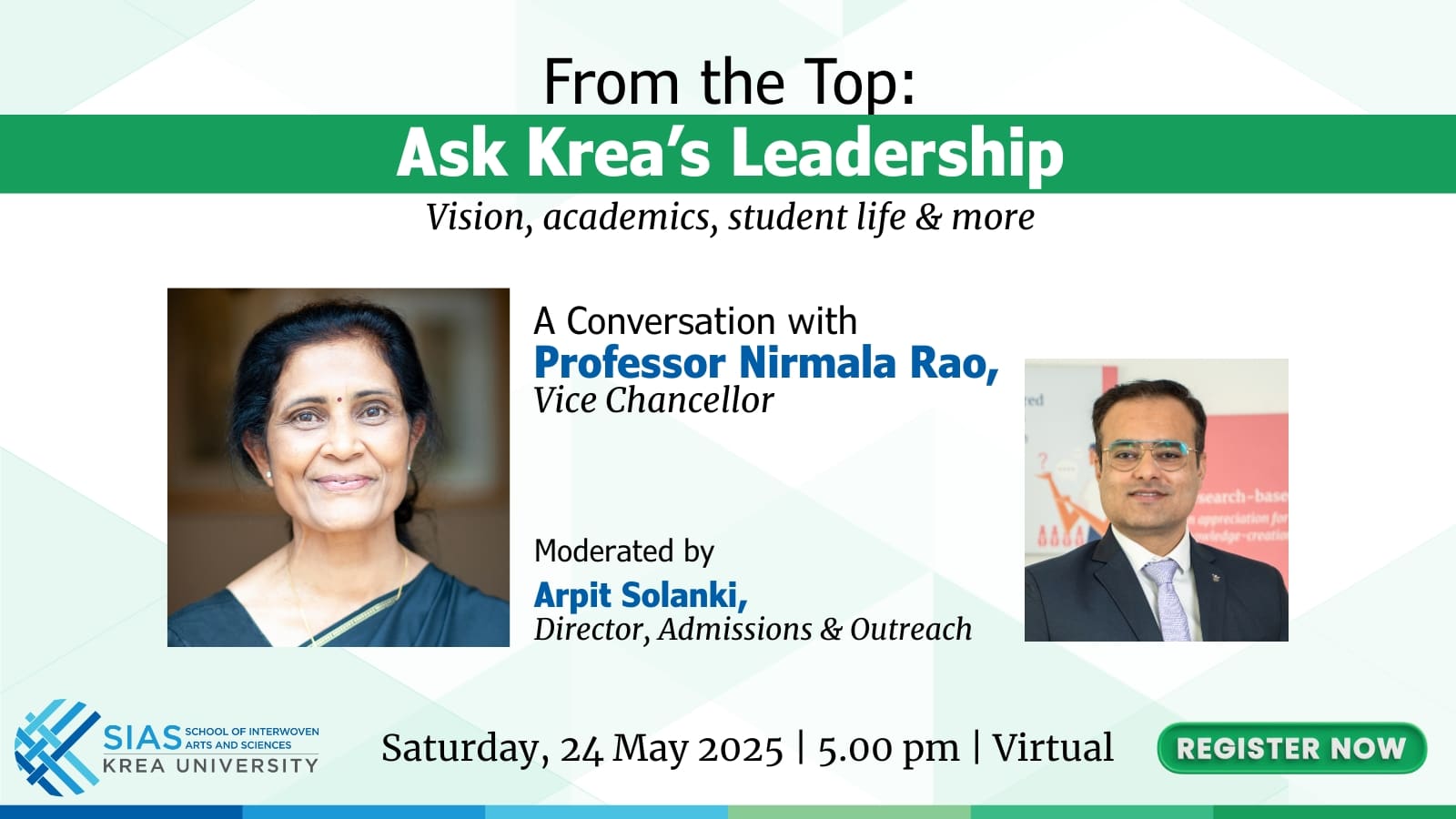 From the Top: Ask Krea’s Leadership- Vision, academics, student life & more