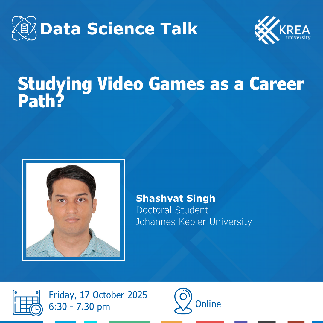 A Talk on “Studying Video Games as a Career Path?” by Shashvat Singh