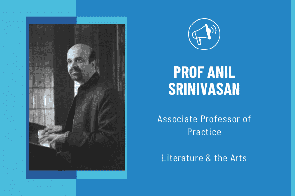 'Design Thinking, Economics, Creativity and their interconnection' with Prof Anil Srinivasan