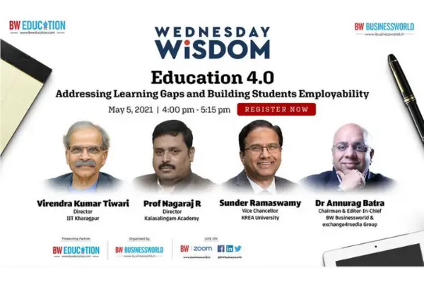 Dr Sunder Ramaswamy to speak at Businessworld’s ‘Wednesday Wisdom Education 4.0’ panel | 5 May, 4 PM IST