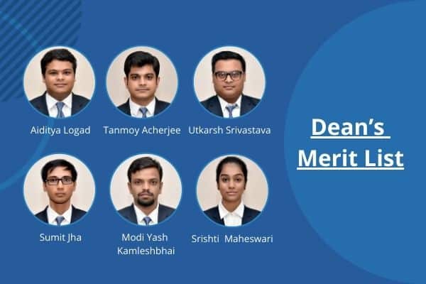 MBA Office releases the medal winners, merit scholarship awardees, and Dean's Merit List from the IFMR GSB MBA batch of 2019-21
