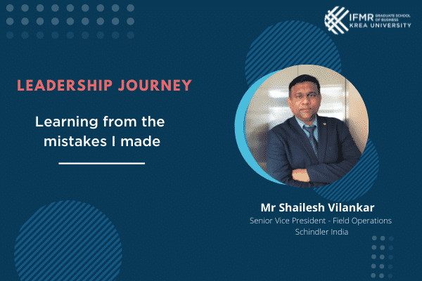 Learning from mistakes: E&E Industry leader Shailesh Vilankar shares lessons from his journey