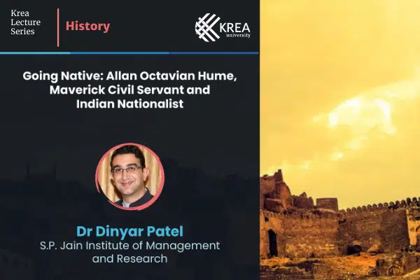 ‘Krea Lecture Series: History’ with Dr Dinyar Patel | 29 Sept, 3 PM IST