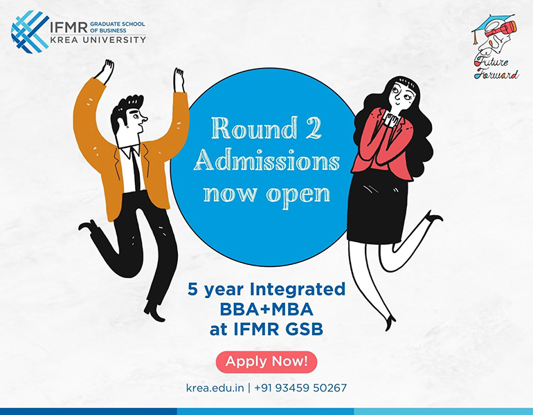 Round 2 Admissions to the Undergraduate Programme at IFMR GSB, now open