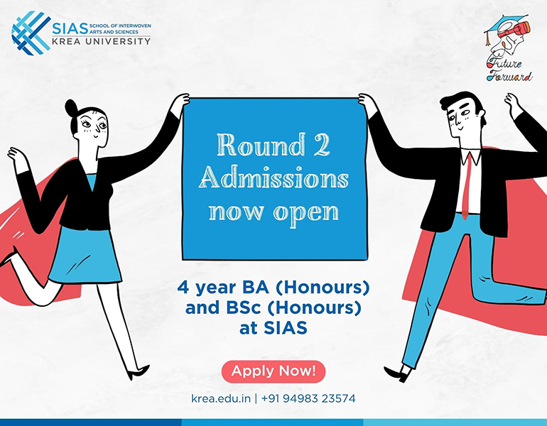 Round 2 Admissions to the Undergraduate Programme at SIAS, now open