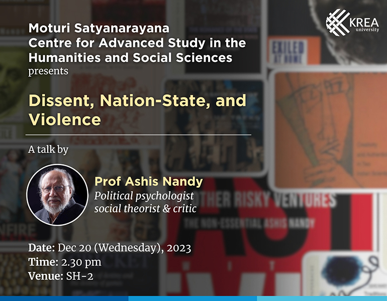 Dissent, Nation-State, and Violence by Prof Ashis Nandy