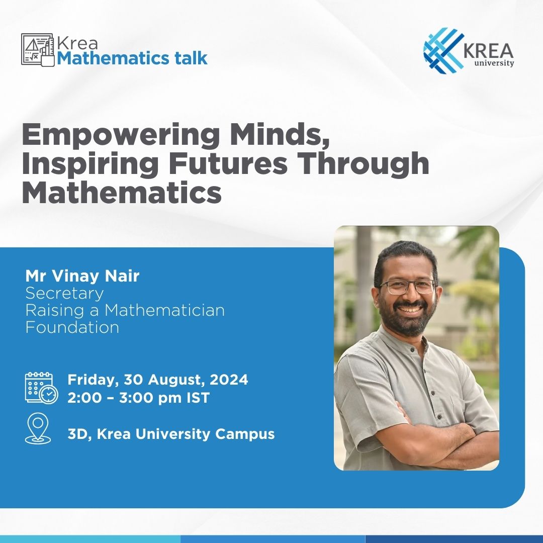 Empowering minds, inspiring futures through mathematics! by Mr Vinay Nair