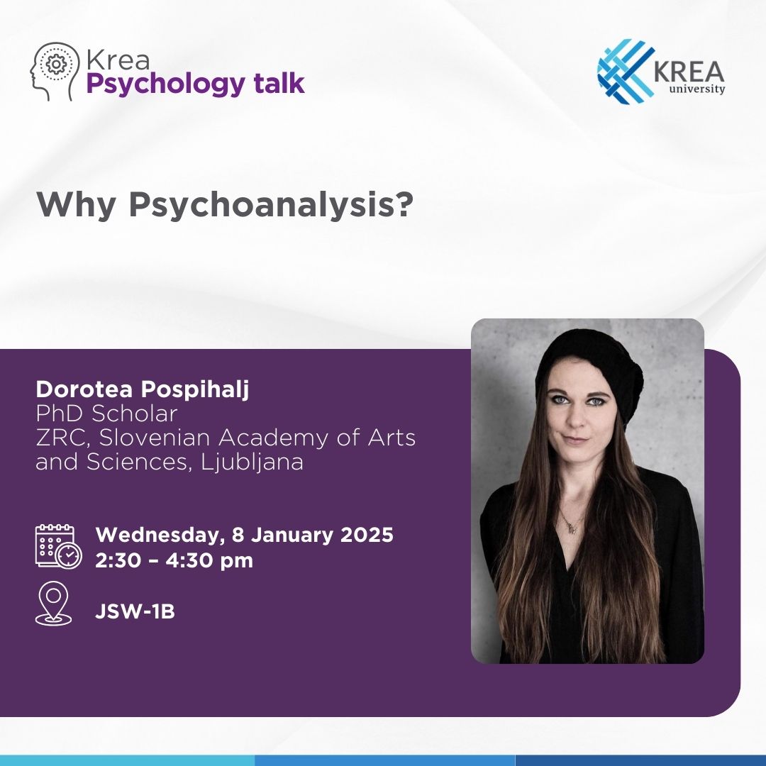 A Talk on ‘Why Psychoanalysis’ by Dorotea Pospihalj