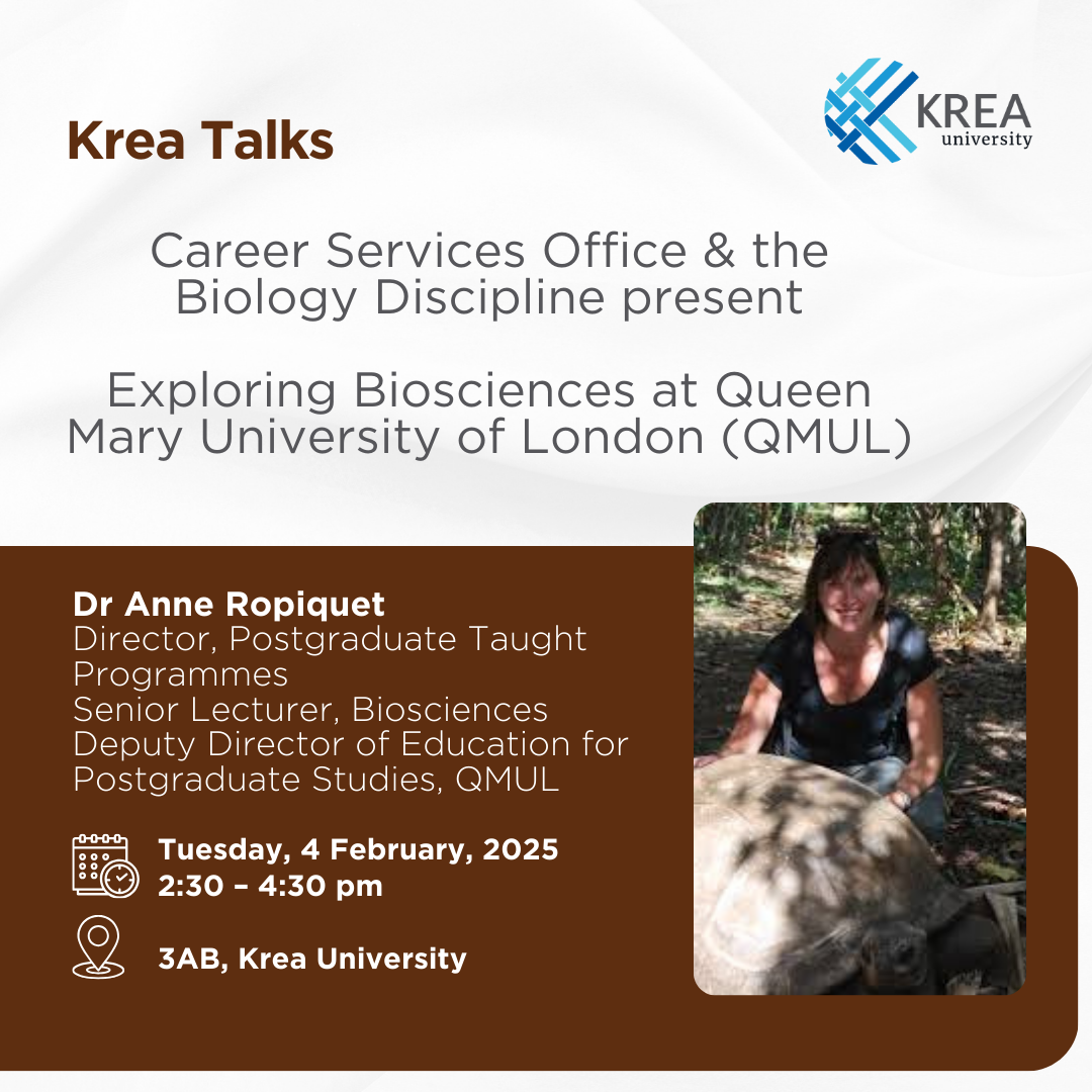 Exploring Biosciences at Queen Mary University of London (QMUL)withDr Anne Ropiquet