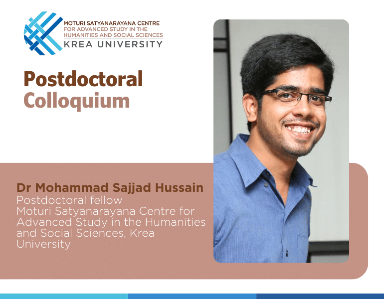 A talk on 'Platformization of Food Delivery and its Implications' by Dr Mohammad Sajjad Hussain