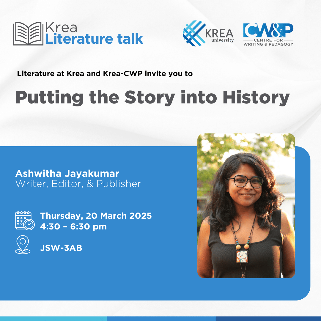 A Talk on ‘Putting the story into History’ by Ashwitha Jayakumar